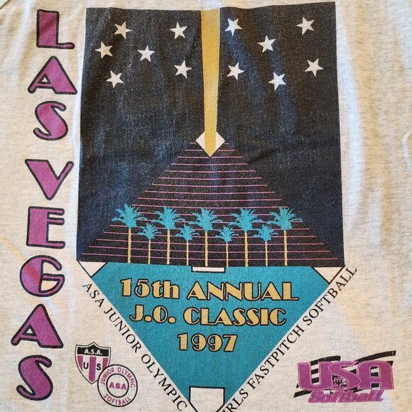 Vintage Tank Top - 1993 Las Vegas Women's Fast Pitch Softball JO - Picture 2 of 4